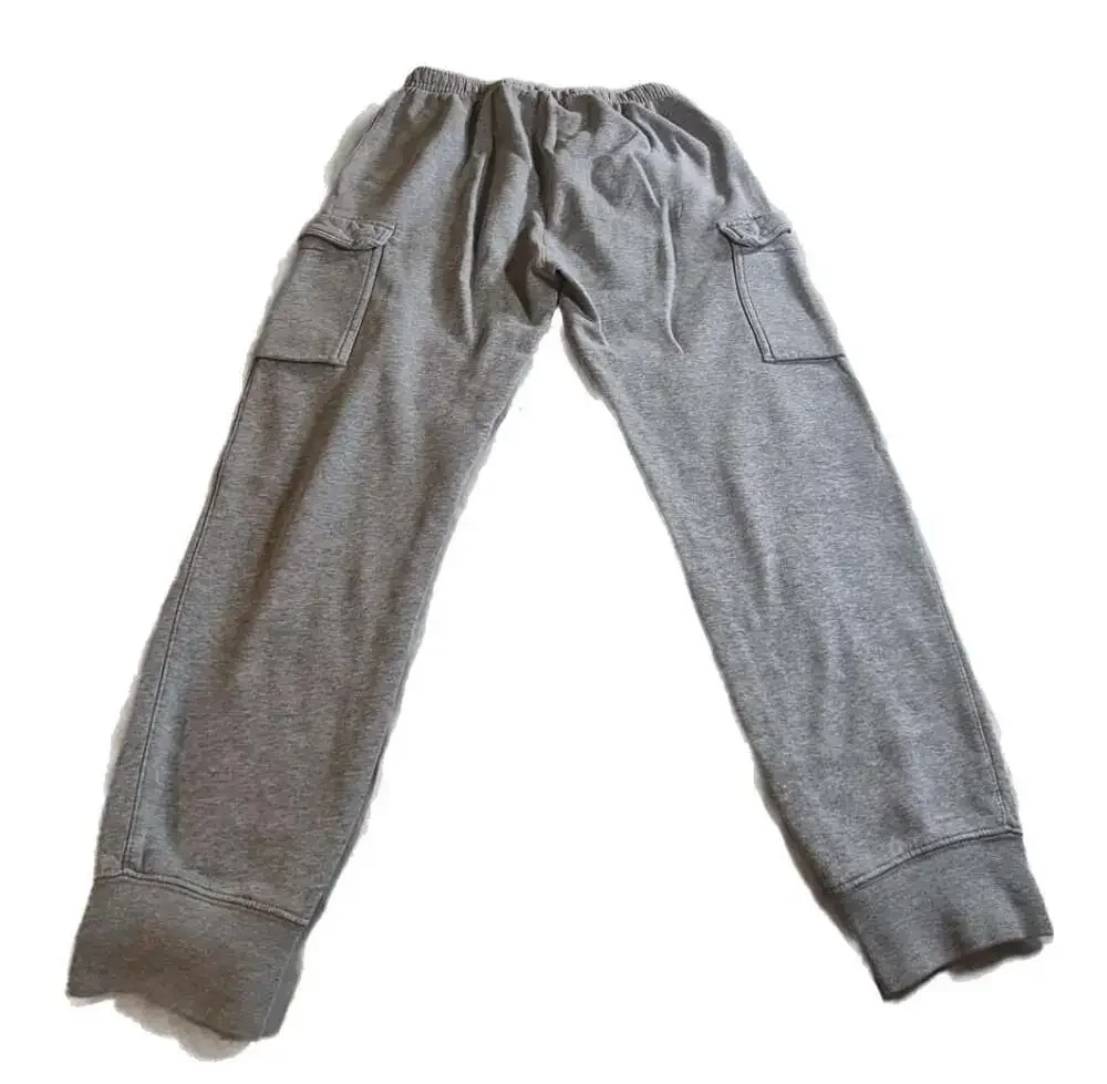 Nike Sportswear Club Fleece Cargo Jogger Sweatpants in Dark Grey Heather